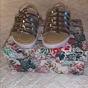 Gently Worn Nicole Miller girls sandals